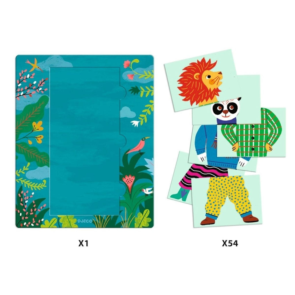 Djeco Mix & Match Modanimo – Köpfe, Körper & Beine mixen