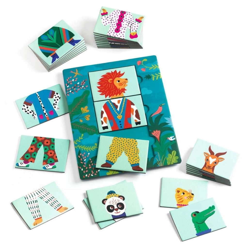 Mix & Match Modanimo Djeco – lustige Tiere kombinieren