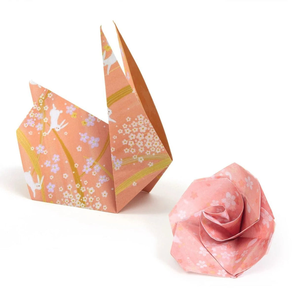 Djeco Haru Origami – Faltpapier Set mit 3 Modellen

