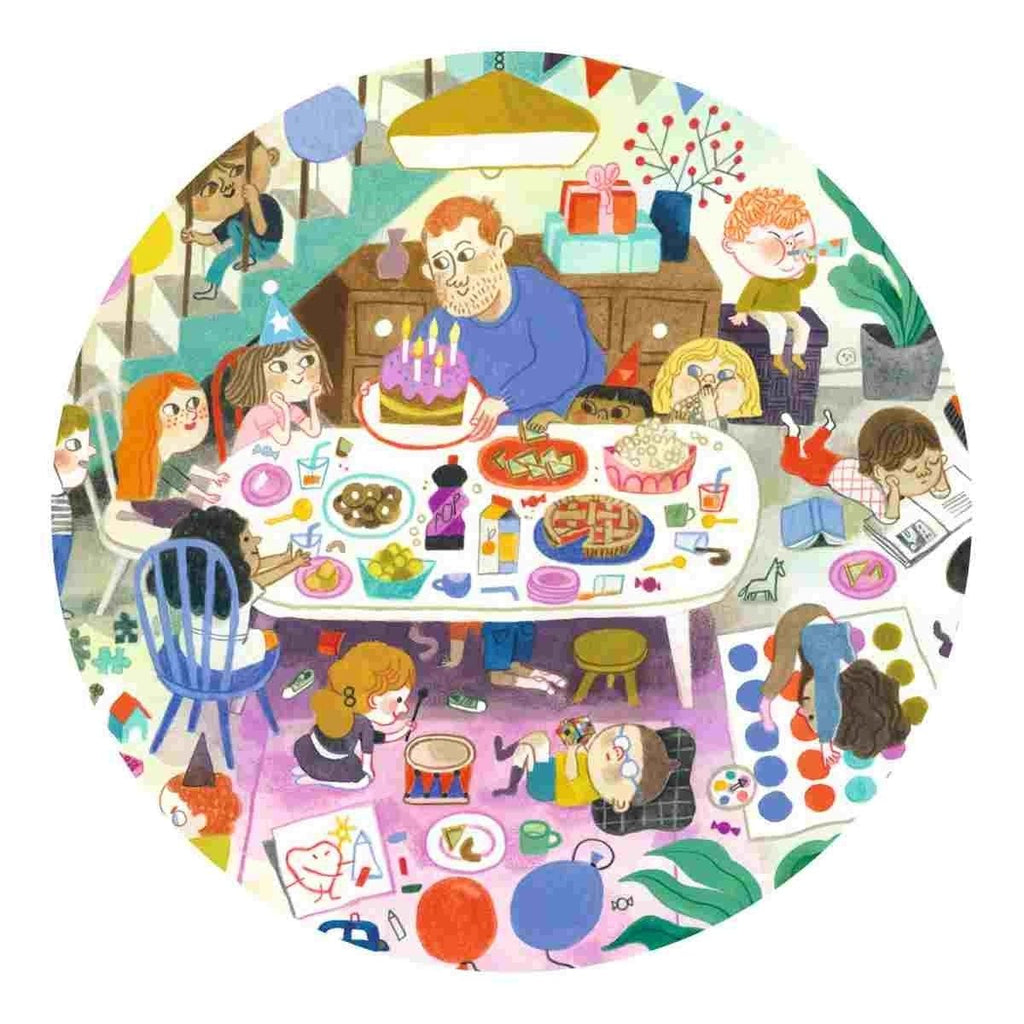 Djeco Puzzle Geburtstag – Lernpuzzle für Kinder ab 4 Jahren
