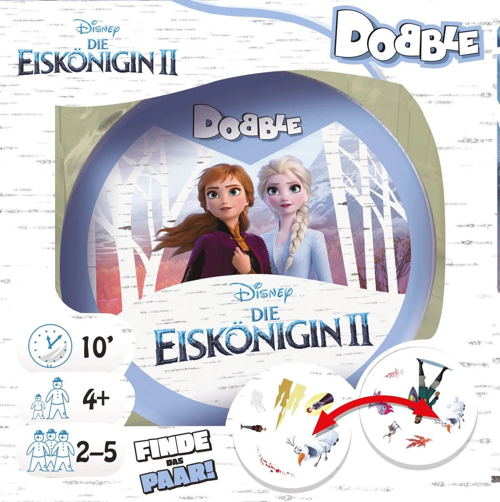 Dobble Disney Frozen II mit Olaf, Elsa und Anna Symbolen

