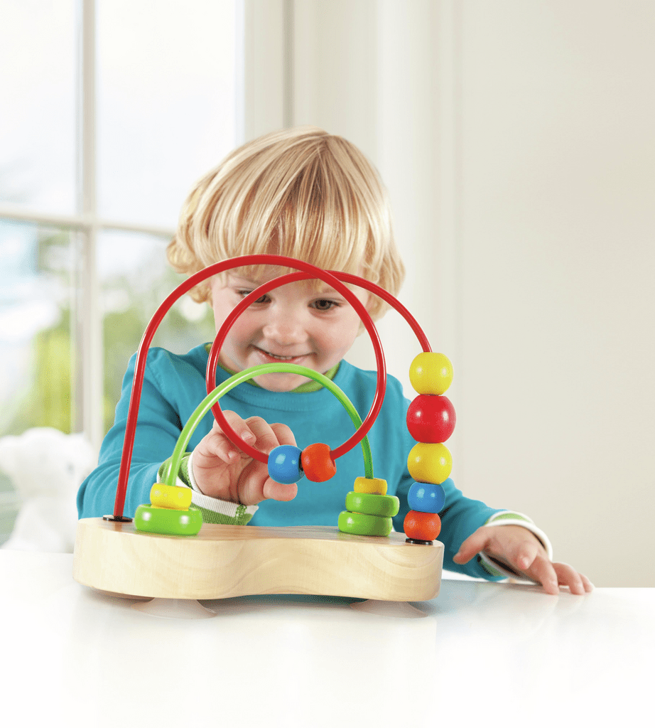 Hape Motorikspielzeug Double Bubble mit Kugeln
