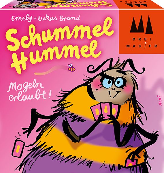 Schummel Hummel Kartenspiel von Drei Magier mit 82 Karten und lustigen Mogelregeln