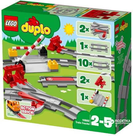 Duplo - Eisenbahn Schienen - LEGO