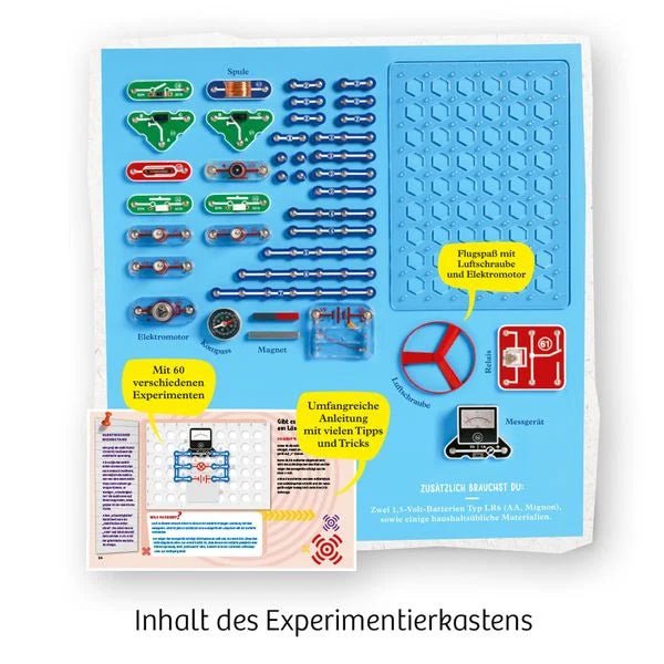 Easy Elektro, Start, Stromkreise mit Motor und Messgerät, Experimentierkasten - Kosmos