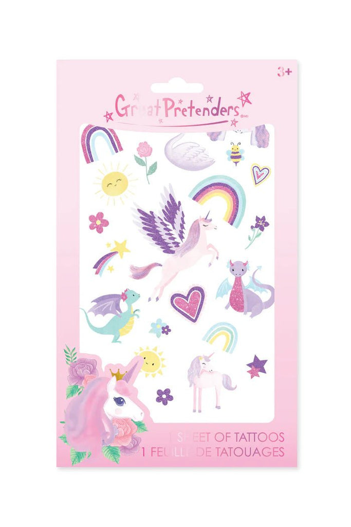 Einhorn Tattoos Kinder temporär Glitzer Tattoo Sticker ab 3