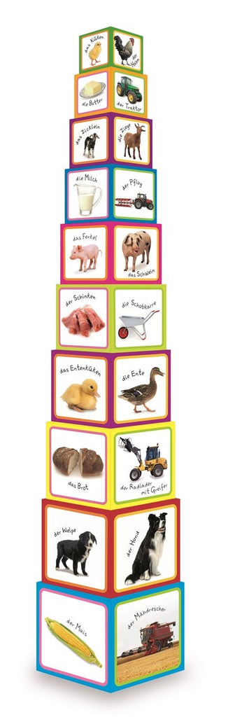 Stapelwürfel Bauernhof für Kinder ab 1 Jahr