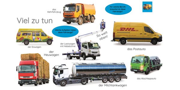 Erstes Lernen. Traktor, Bagger, Laster - DK Verlag