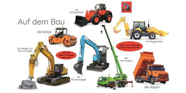 Erstes Lernen. Traktor, Bagger, Laster - DK Verlag