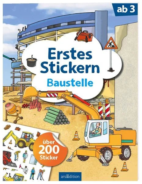 Erstes Stickern Baustelle - Ars Edition