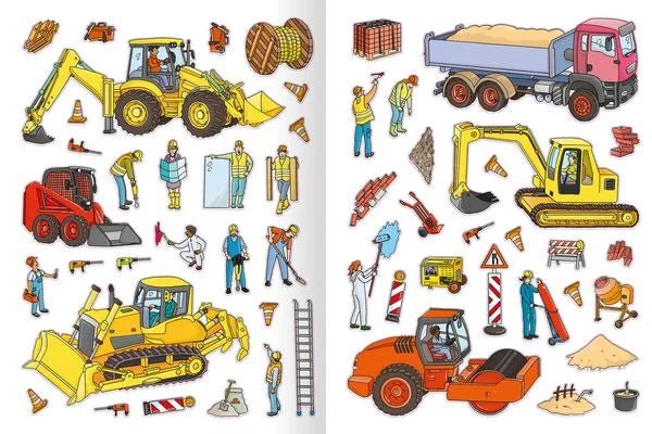 Erstes Stickern Baustelle - Ars Edition