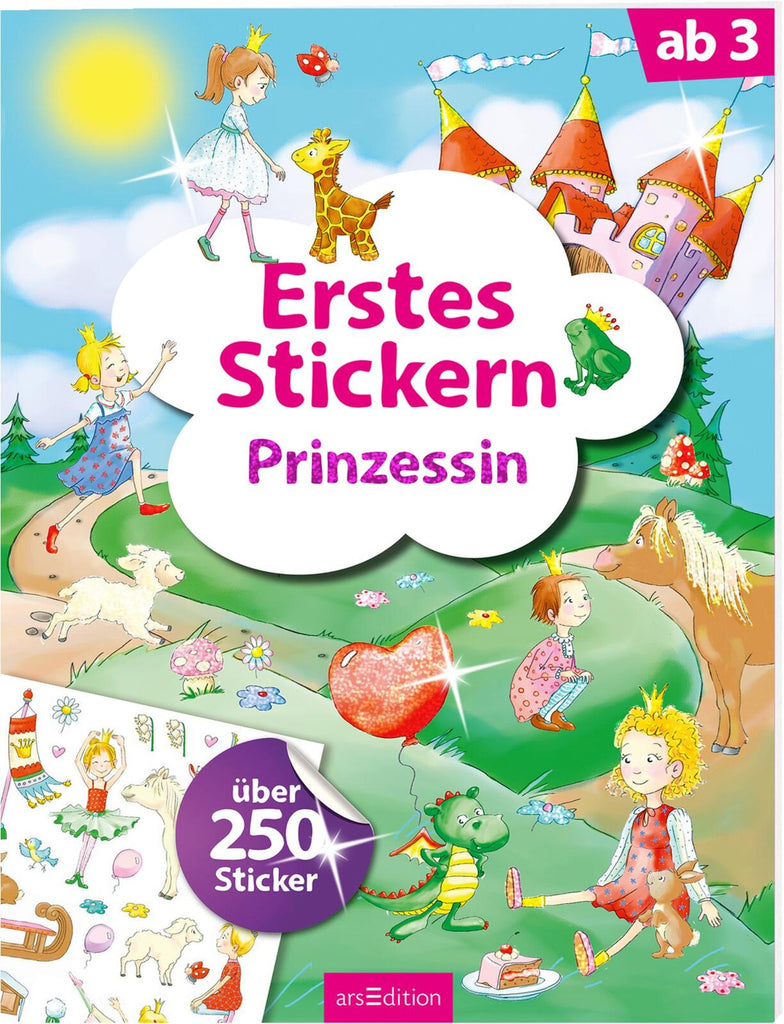 Erstes Stickern Prinzessin - Ars Edition