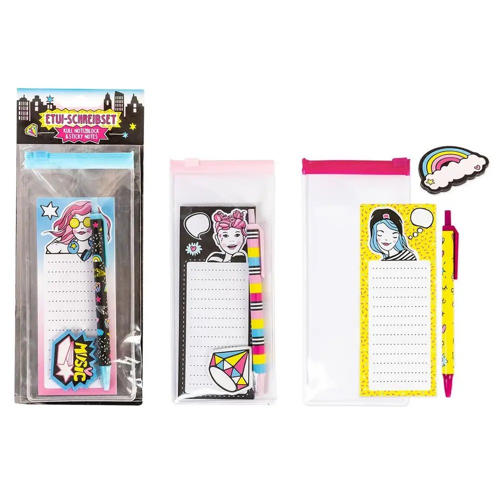 Stylisches Etui-Schreibset von Trendhaus für Schule und Büro