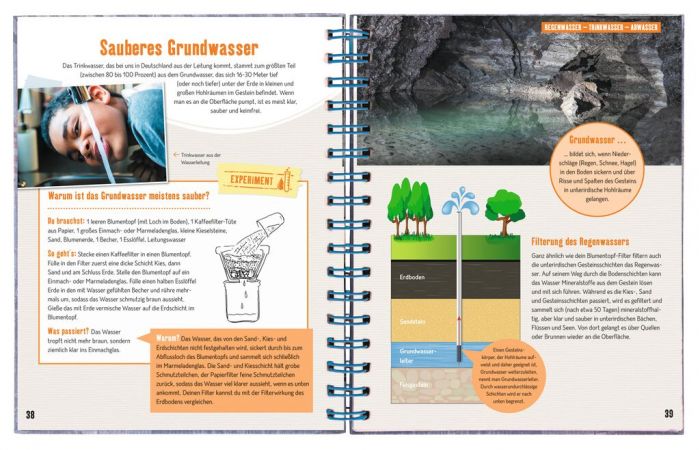 Wasserforscherbuch für Kinder ab 8 mit Experimenten & Tierwissen