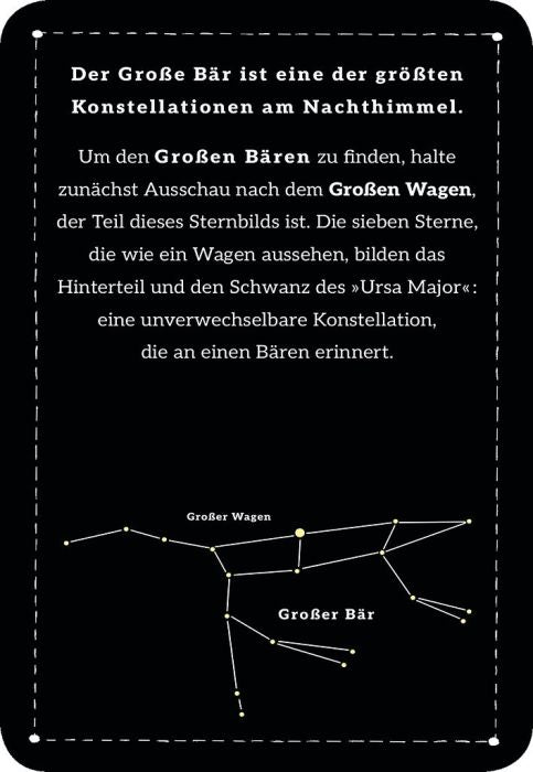 Lernkarten Astronomie Sternbilder Planeten ab 5 Jahre
