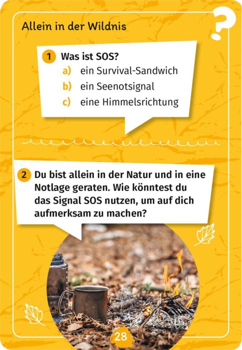 Expedition Natur Mein Outdoor - Forscherquiz - Moses