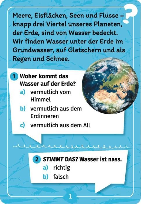 Expedition Natur - Mein Wasser - Forscherquiz - Moses