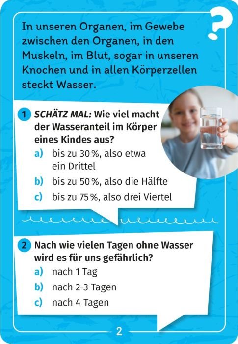 Expedition Natur - Mein Wasser - Forscherquiz - Moses