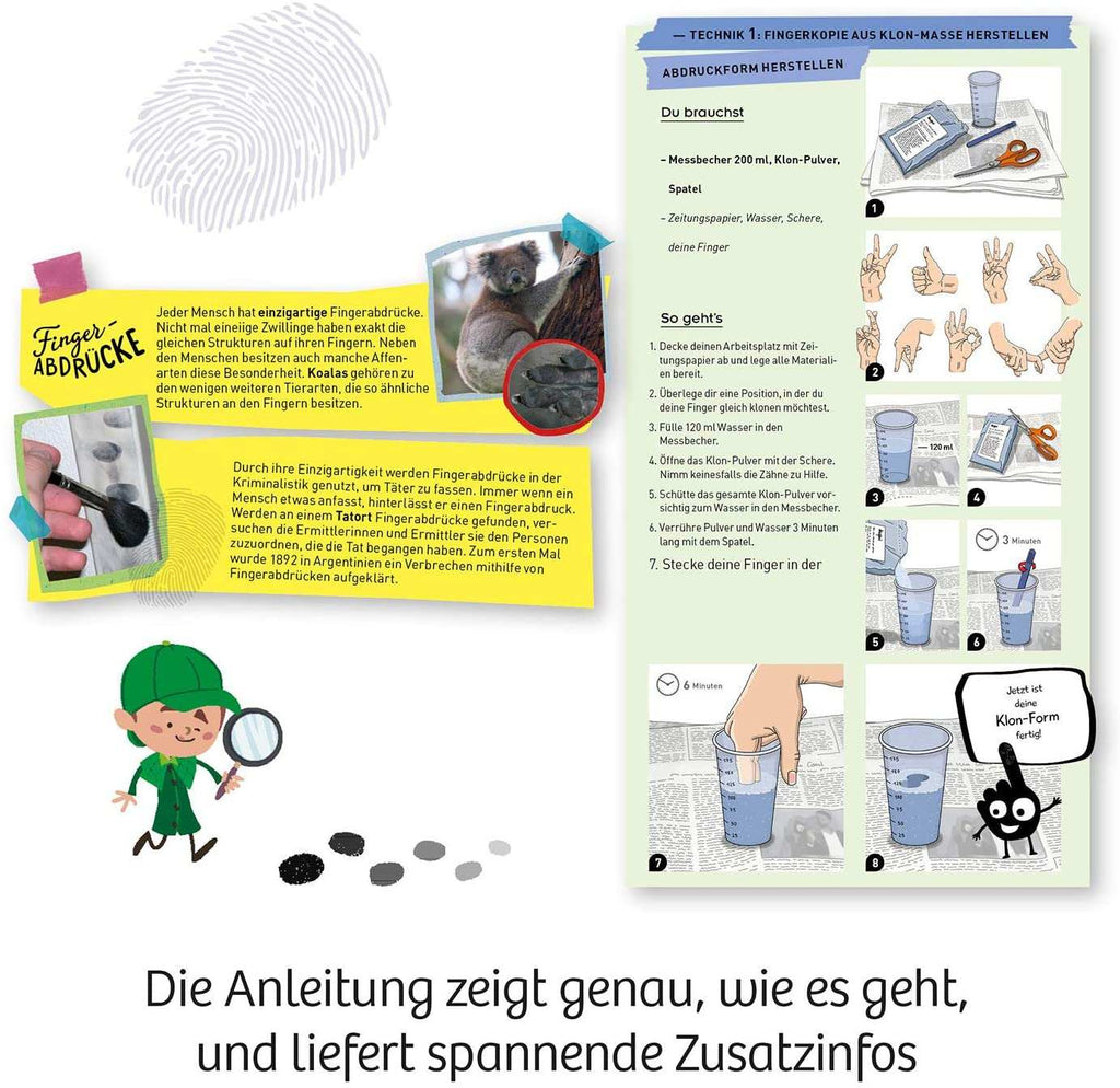 Experiment Fun Sciene 3D - Fingerabdrücke, Kosmos - Kosmos