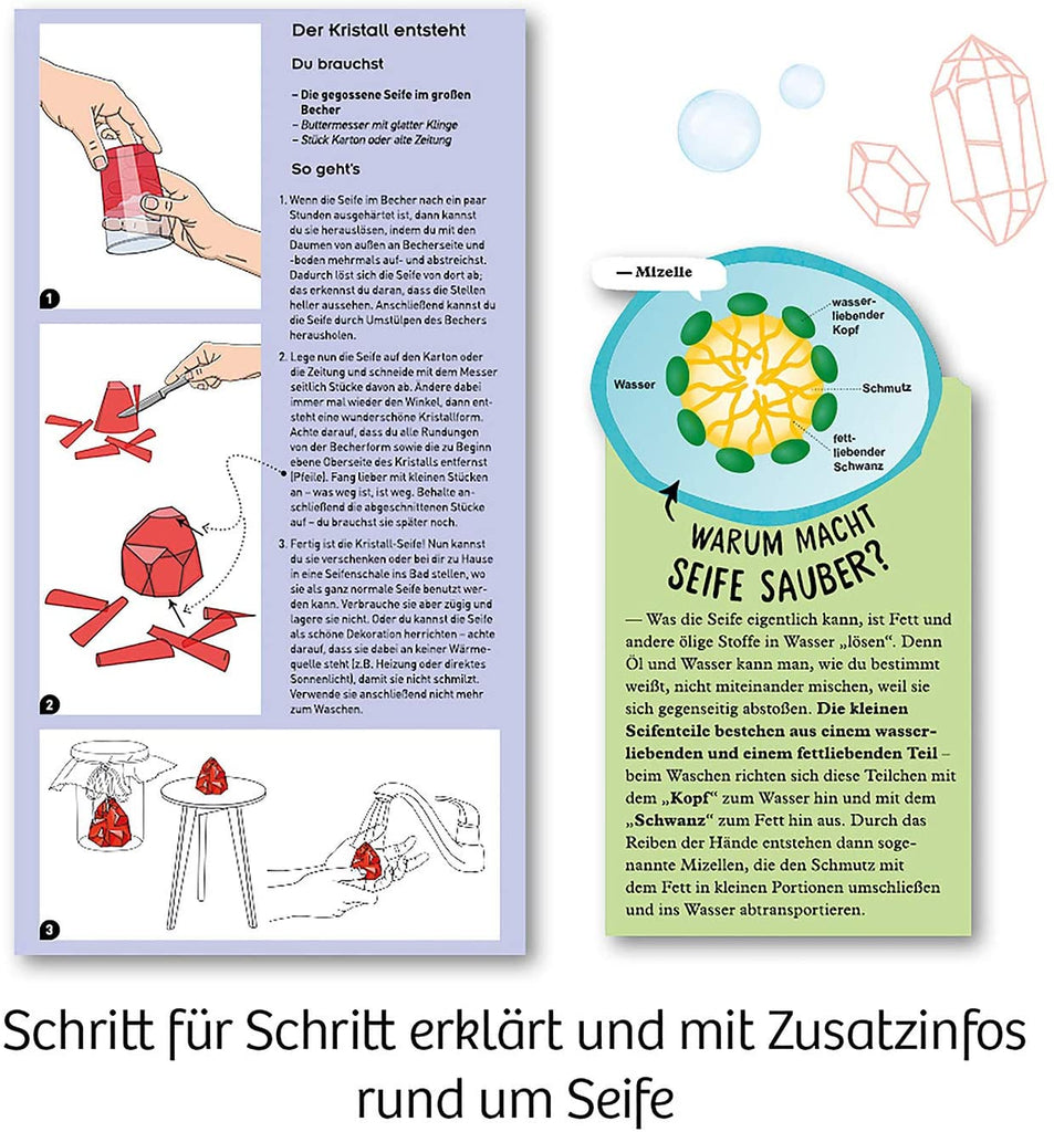 Experimente - Kristall - Seife - Kosmos