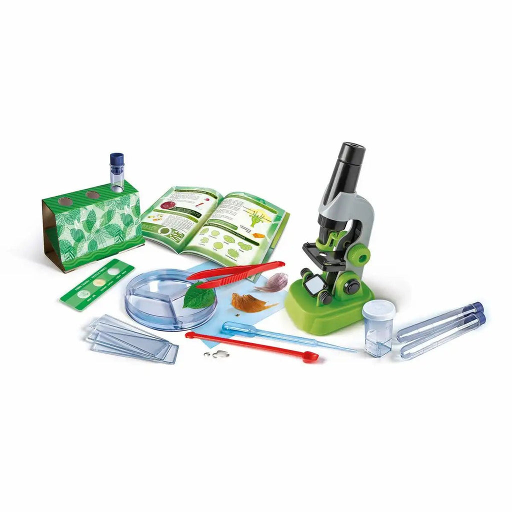 Mein erstes Mikroskop Experimentierkasten mit Objektträgern Anleitung