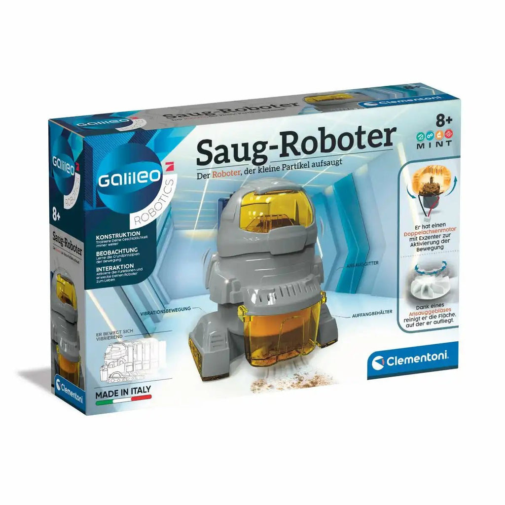 Clementoni Saug‑Roboter Experimentierkasten lernen bauen ab 8 Jahre