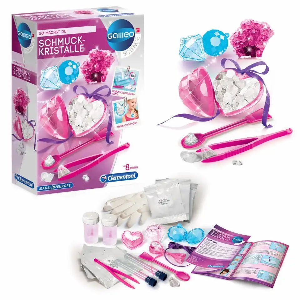 Clementoni Galileo Schmuckkristalle Experimentierset ab 8 Jahren