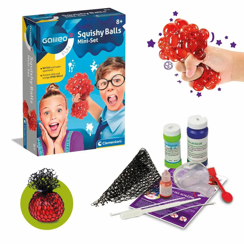 Clementoni Galileo Squishy Balls Experimentierset Kinder ab 8 Jahren