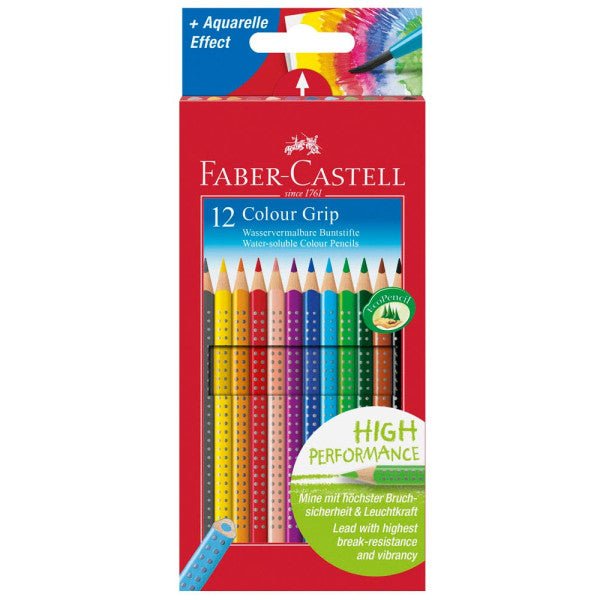 Faber - Castell Buntstift Colour Grip 12er Kartonetui - Faber - Castell