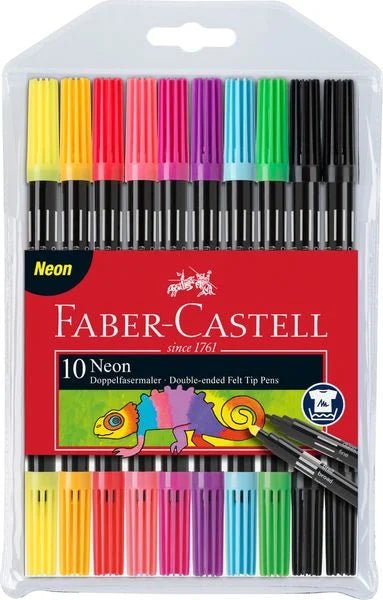 Faber - Castell Doppelfasermaler neon 10er Set - Farber - Castell