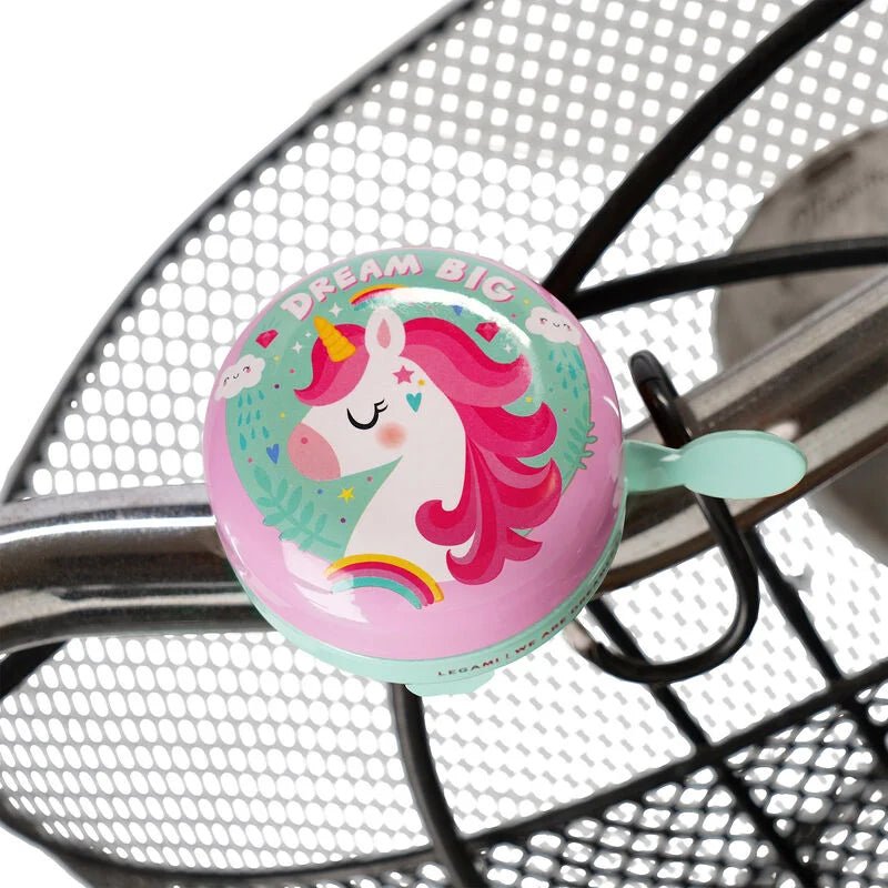 Einhorn Fahrradklingel Legami robust Metall auffällig und fröhlich