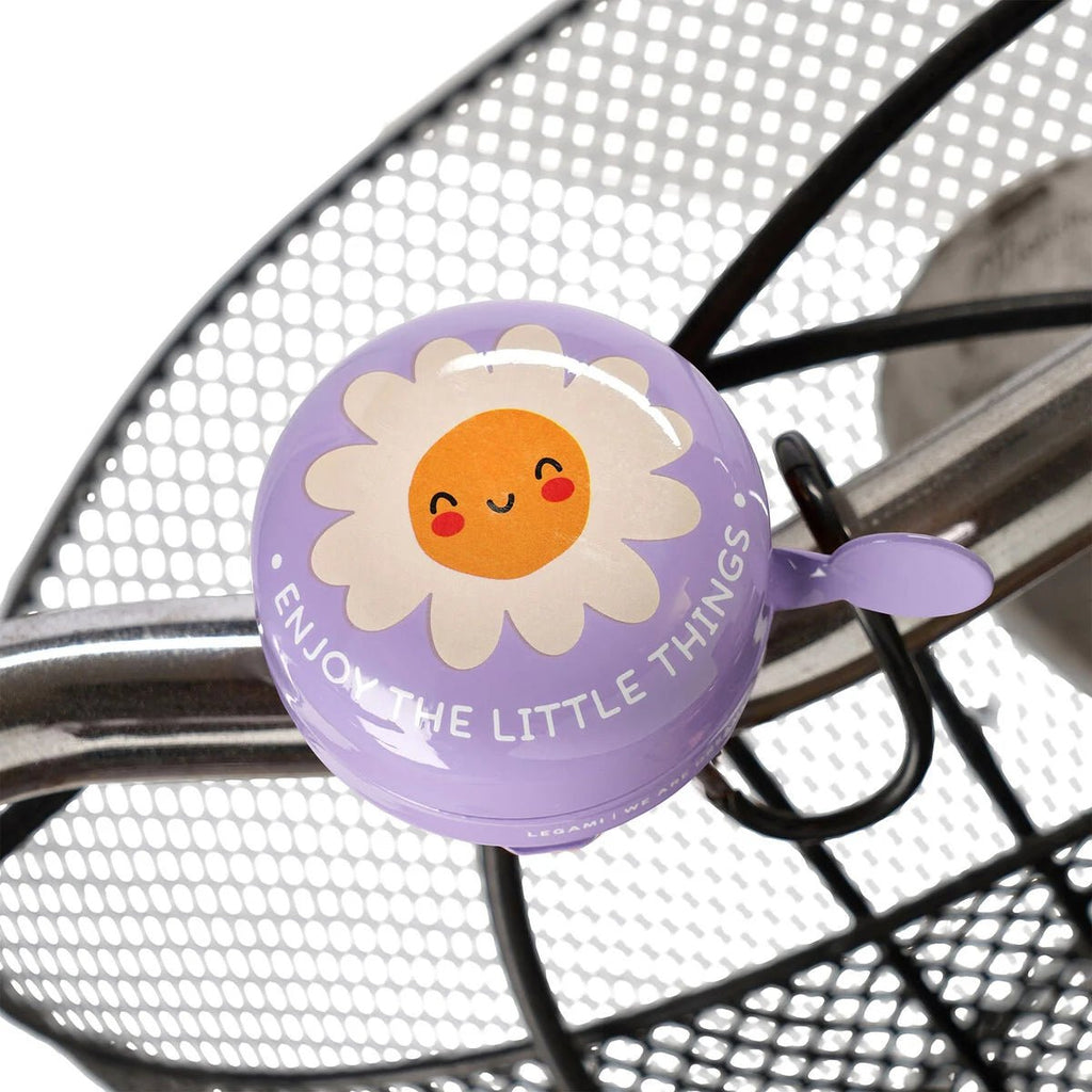 Legami Daisy Bike Bell stilvolle Metallklingel für Fahrrad Lenker