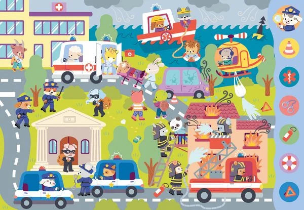 Fahrzeuge Wimmelbuch ab 4 – Suche & finde für Kinder
