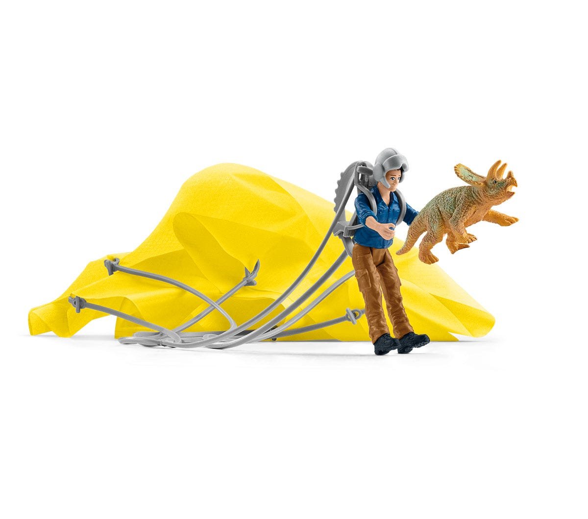Schleich Dinosaurs Dino-Fallschirmrettung ab 4 Jahren