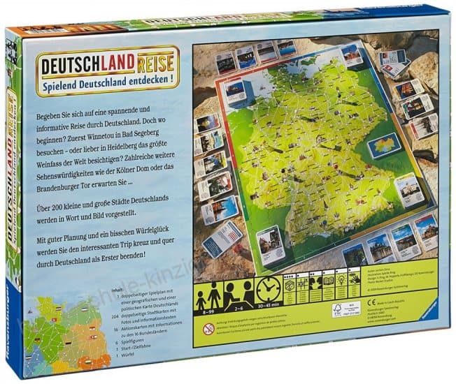 Familienspiel - Deutschlandreise (Spielend Deutschland entdecken) - Ravensburger