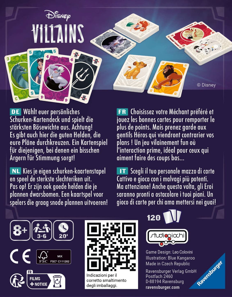 Familienspiel - Villains: the Card Game - Ravensburger