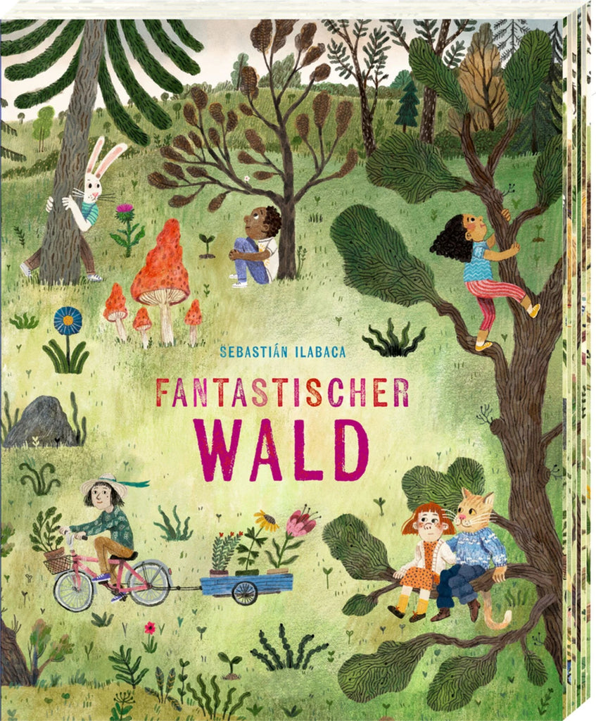 Leporello Fantastischer Wald mit Klappen, Tieren und magischen Szenen für Kinder