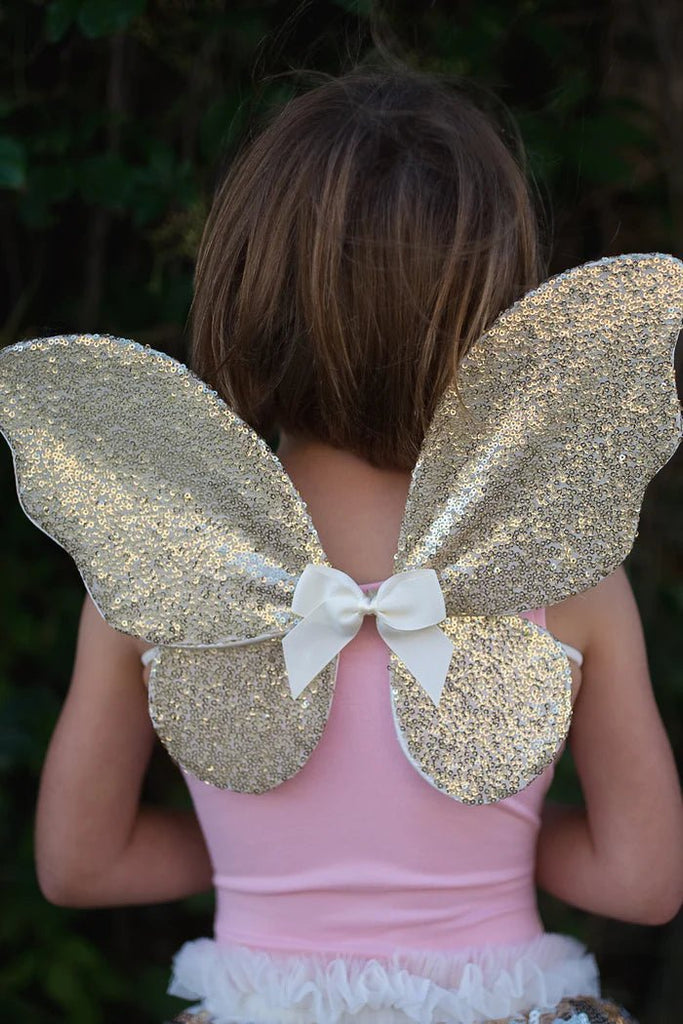 Gracious Gold Fairy Set Kinder Creme Gold Funkel Outfit 4–6