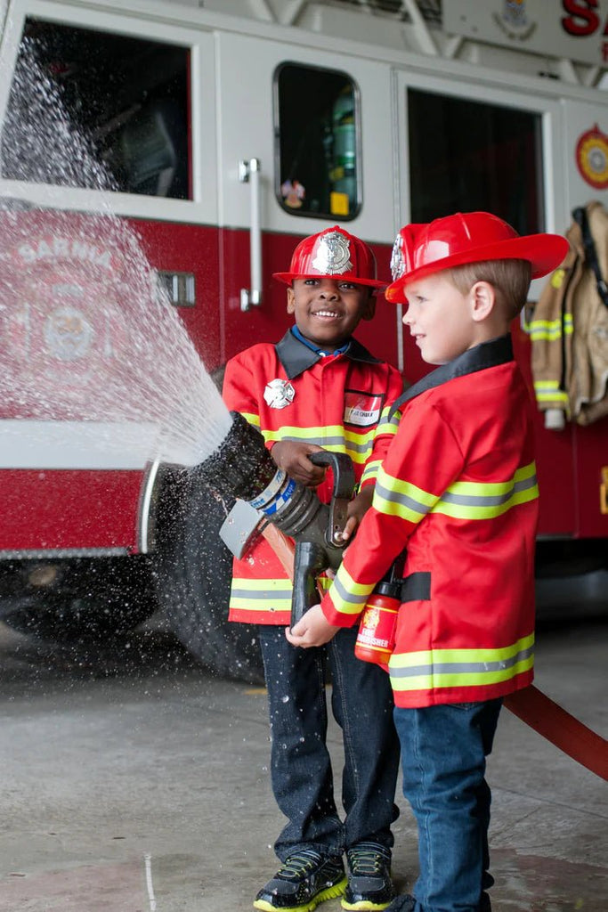 Realistisches Feuerwehr Kostüm Kinder 3–4 Jahre