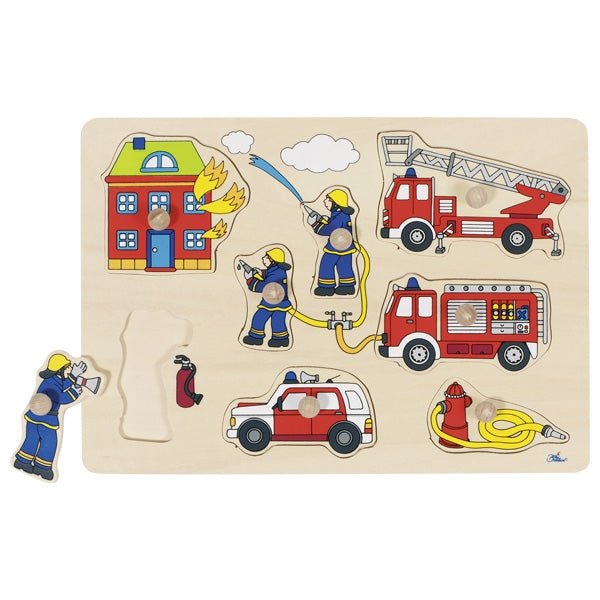 Feuerwehr Steckpuzzle - Goki