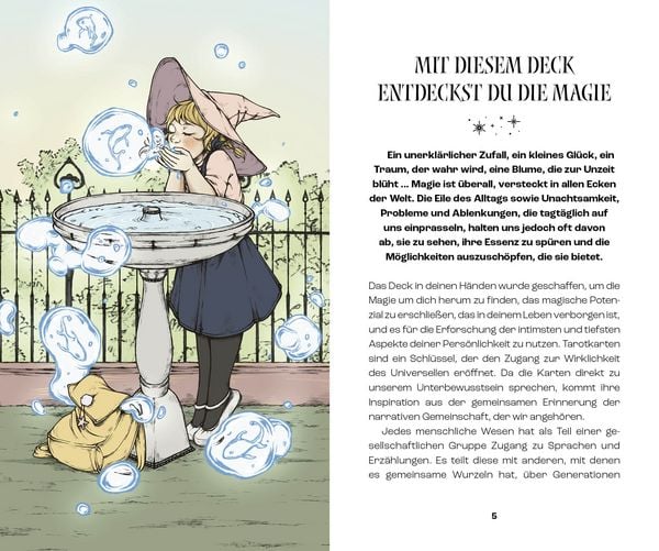 Kartenrückseiten des Tarotdecks Find Your Magic
