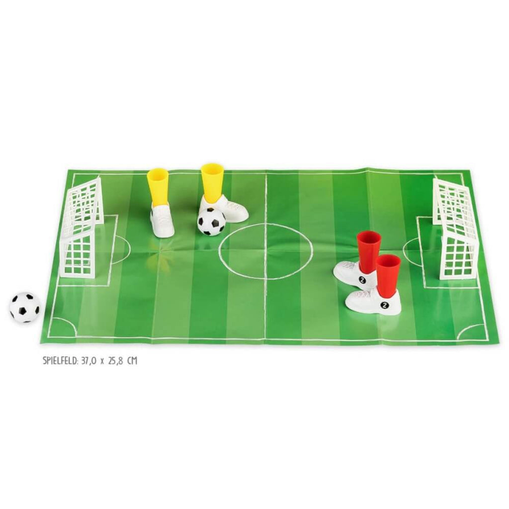Mini-Fußballspiel mit Finger-Schuhen für zwei Spieler