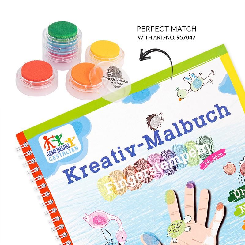 Stempel-Malbuch mit Bastelideen für Kinder ab 3 Jahren