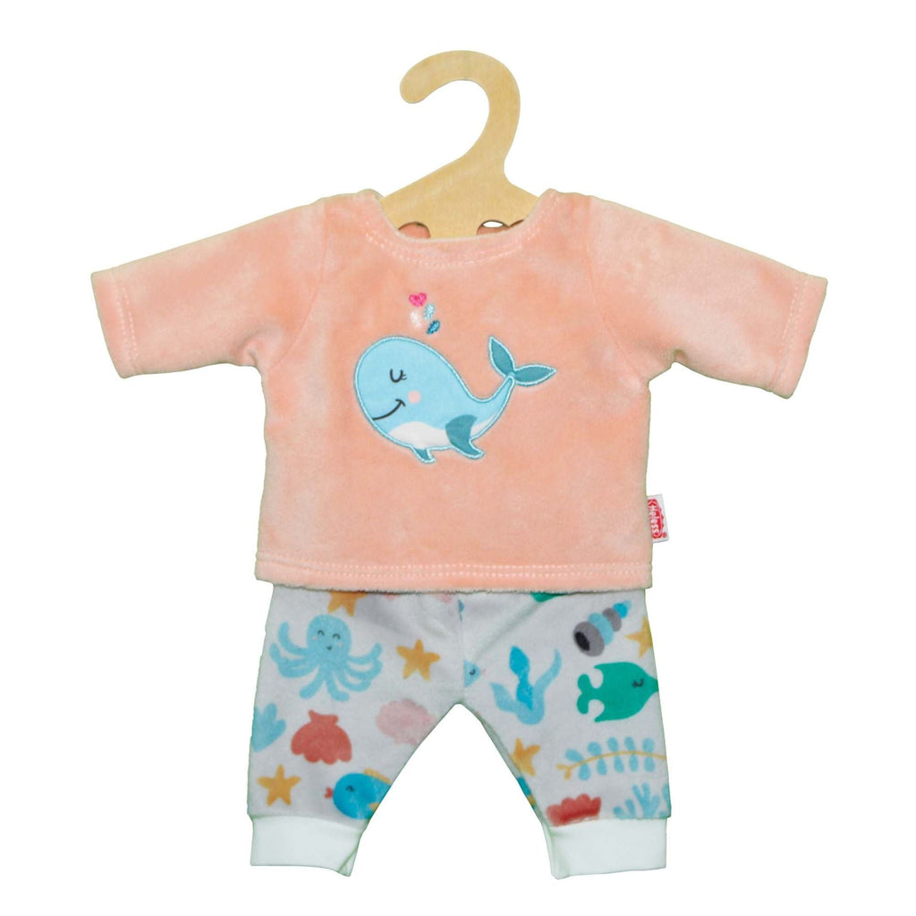 Flauschiger Pyjama "Wal Bobby", 2 - teilig, Gr. 28 - 35 cm - Heless