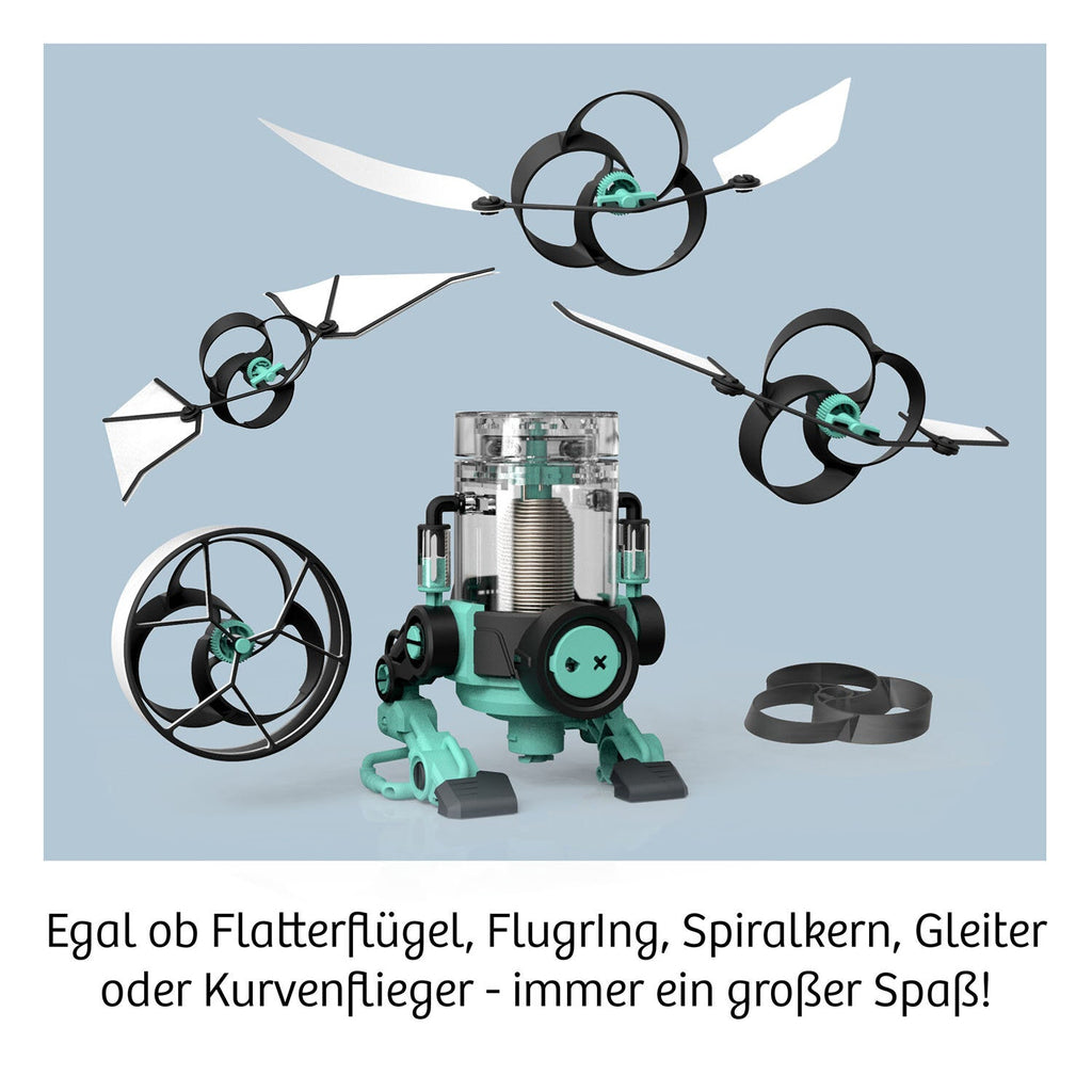 Flybots von KOSMOS mit Federstart Mechanik für Kinder ab 8 Jahren