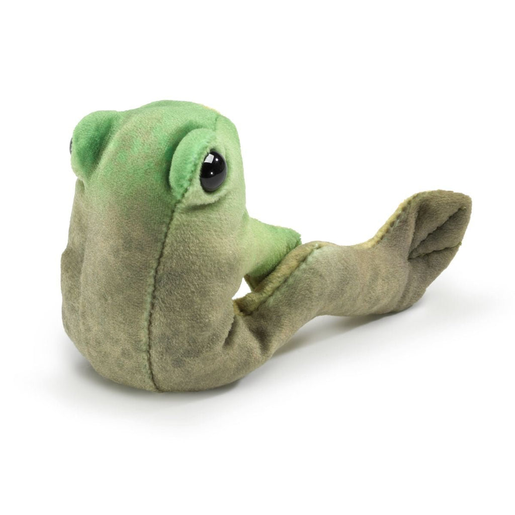 Folkmanis Fingerpuppe Mini sitzender Frosch / Mini Sitting Frog - Folkmanis