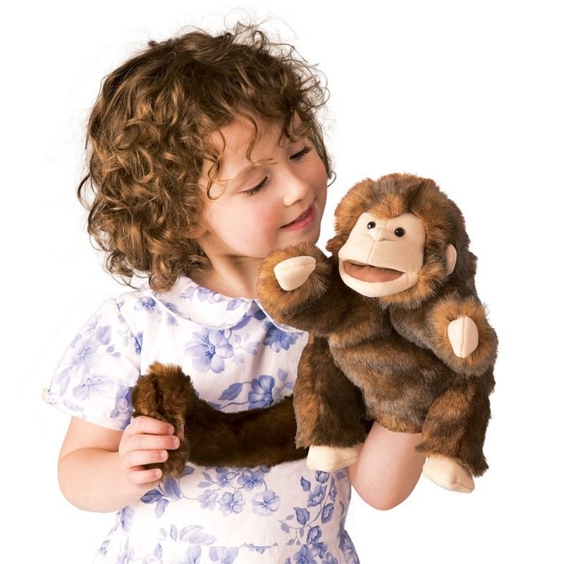 Folkmanis Handpuppe Braunes Äffchen / Monkey - Folkmanis