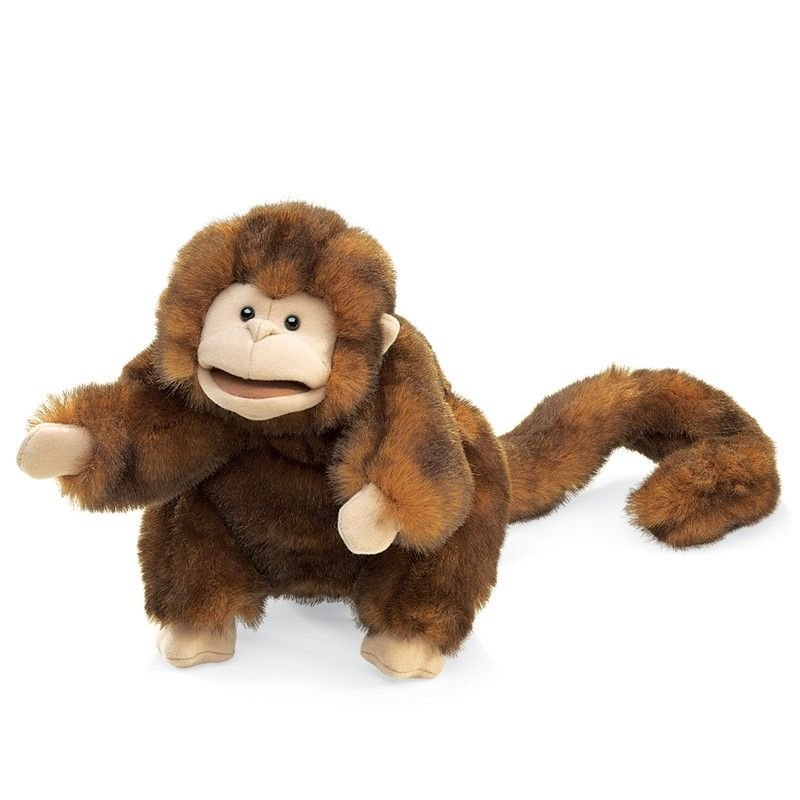 Folkmanis Handpuppe Braunes Äffchen / Monkey - Folkmanis