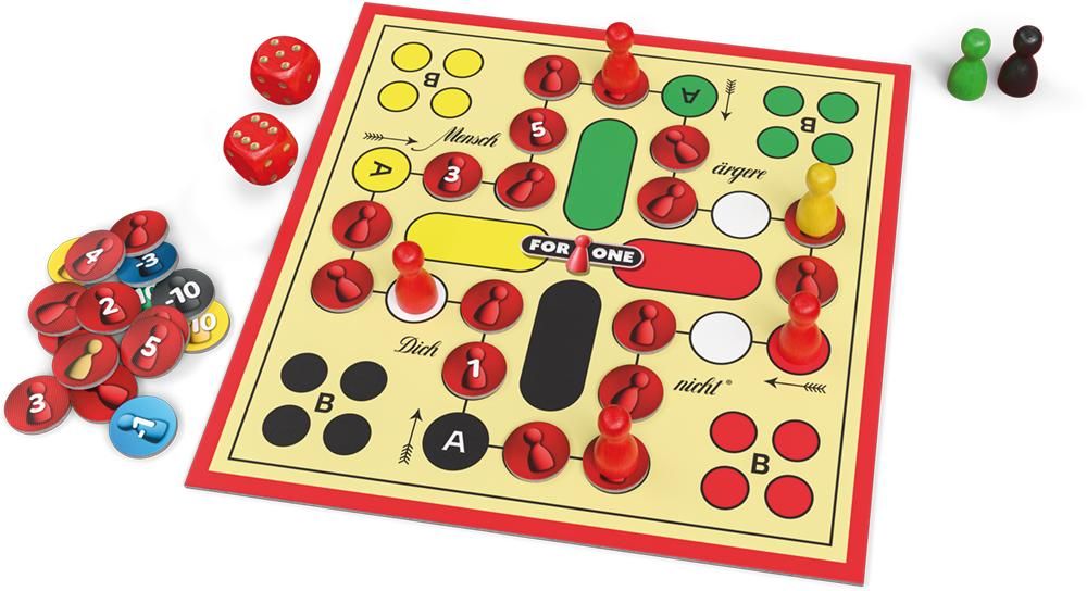 Alleinspiel Mensch ärgere dich nicht Solo, Reiner Knizia Familienspiel kurzweilig