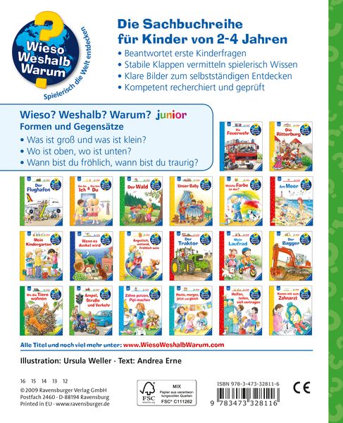 Formen und Gegensätze / Wieso? Weshalb? Warum? Junior Bd. 31 - Ravensburger